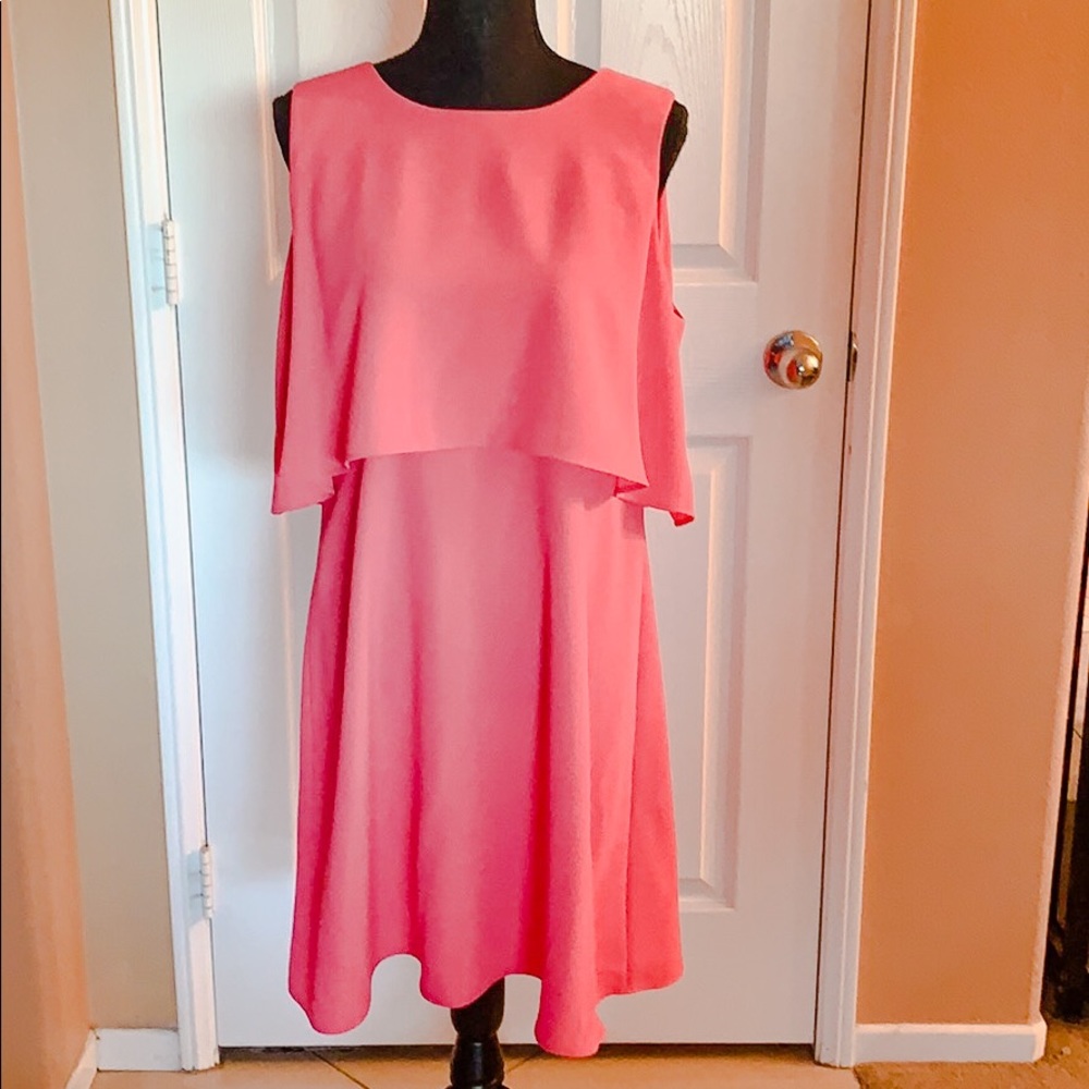 Calvin Klein Coral Dress sz14